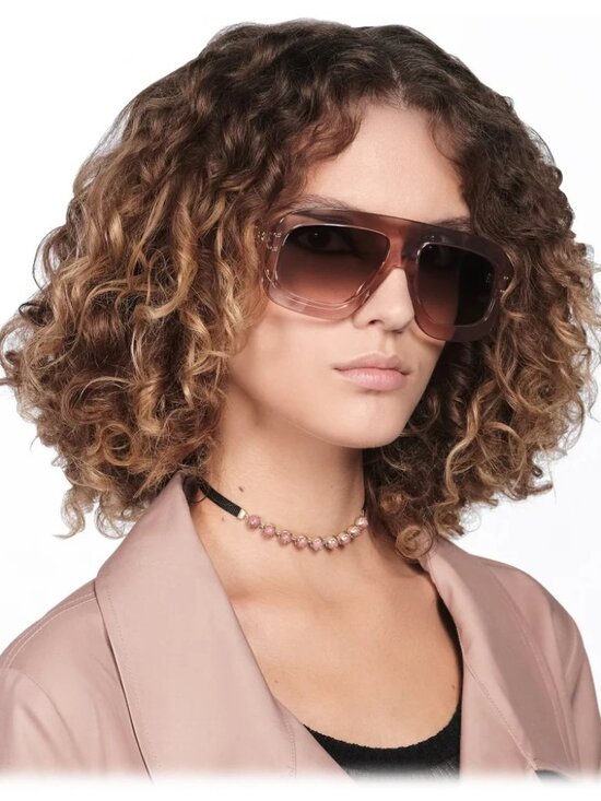 Dior Women Sunglasses Pink Nude Gradient Shield DIORSIGNATURE M1U 40F1 BRAND NEW